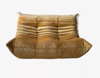 Togo Sofa 2-Sitzer Samt Gold Berlin - Mitte Vorschau