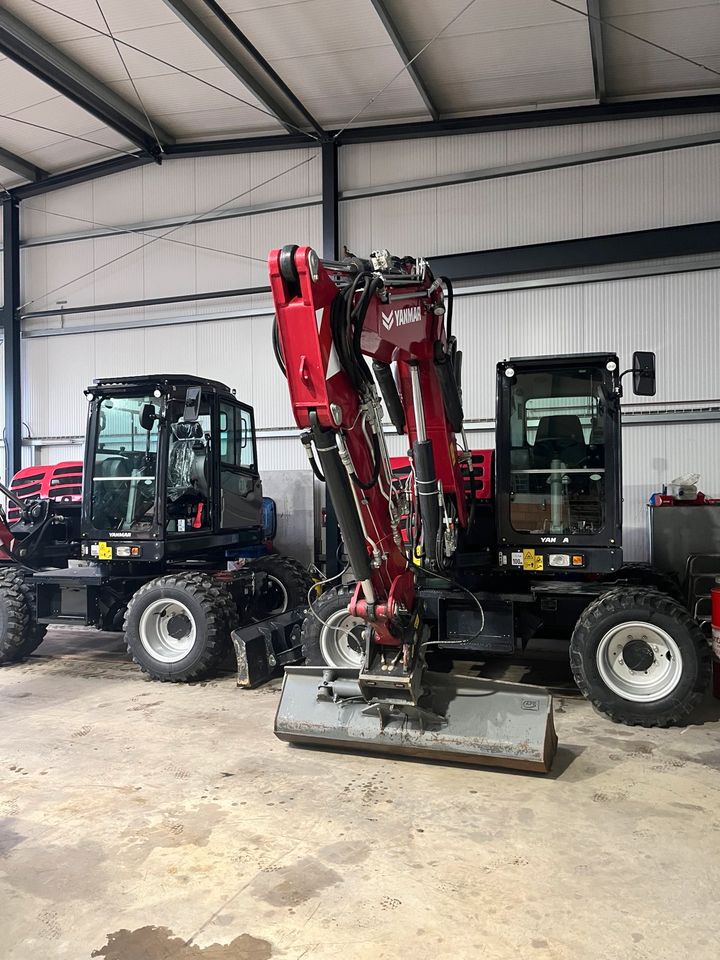 YANMAR/B110W Mobilbagger 12to Mieten/Leihen. in Fritzlar