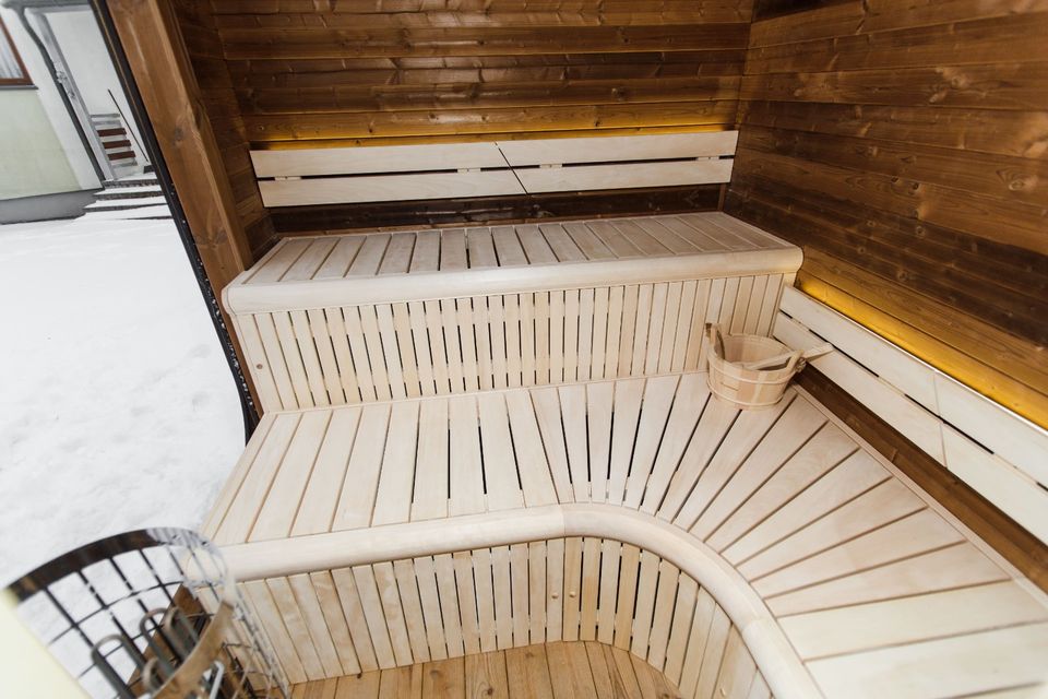 -15% Thermoholz Sauna / LUX / Fasssauna / Gartensauna / Saunahaus in Berlin