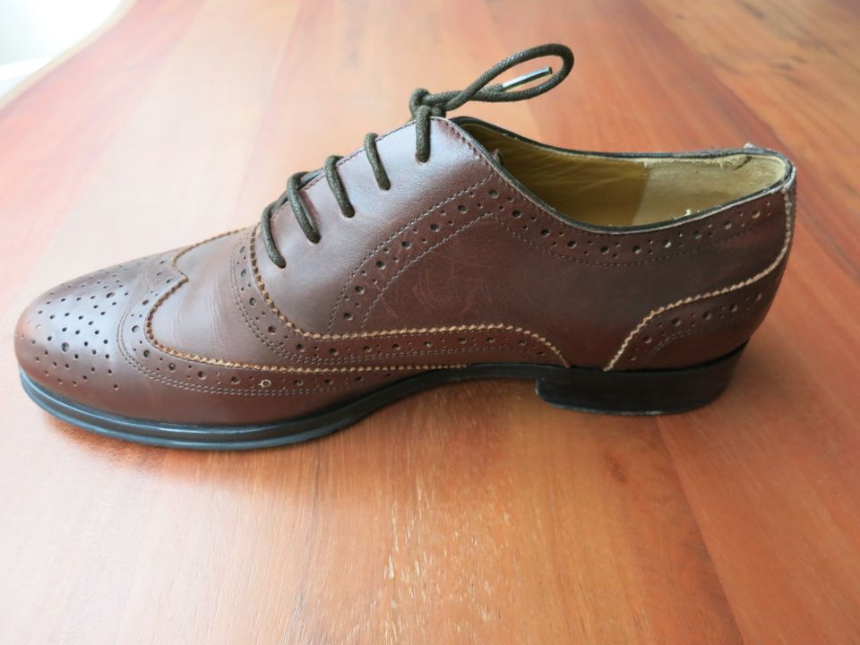 Herrenschuhe v.Daniel Kenneth,braun,Gr. 8 /42, handmade in Landshut