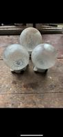 DDR Lampen mit Fassungen, Mid Century Wandlampen, Echtglas Sachsen - Striegistal Vorschau