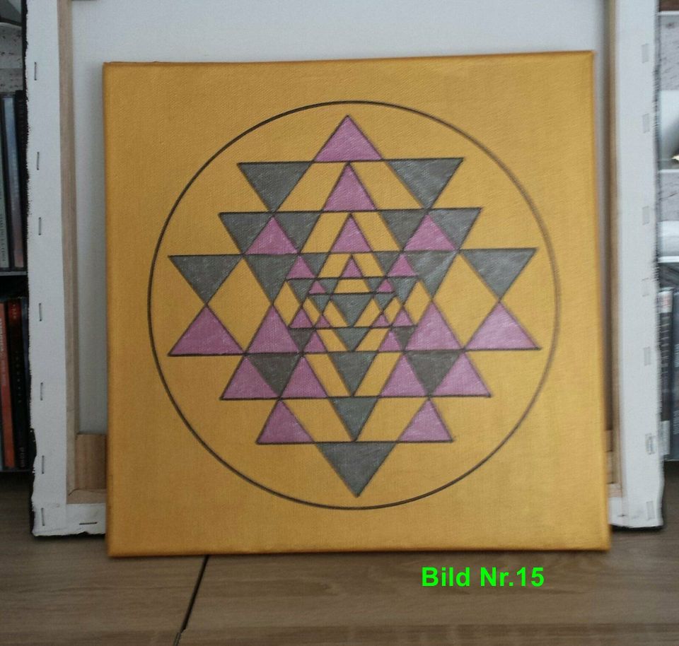 Bild auf Leinwand. Sri Yantra . in Unna