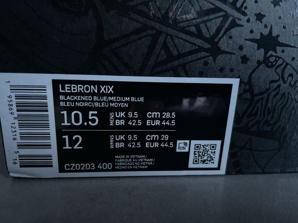LeBron Basketballschuhe Nike Gr. 44,5 blau bunt in Berlin