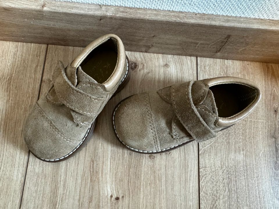 Festliche Babyschuhe Braun Gr 21 Taufe NEU in Nordholz