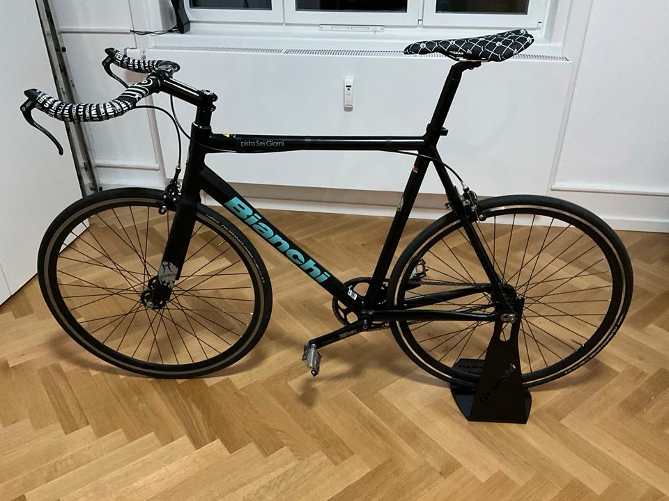 Bianchi Pista Sei Giorni Singlespeed Fixie Rennrad in 59
