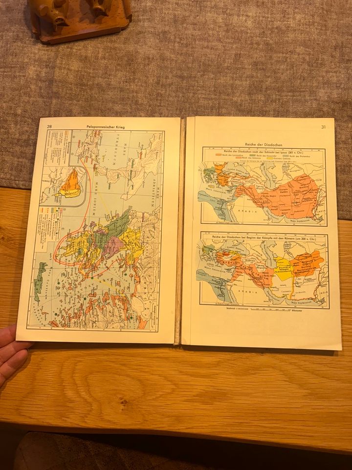 Historischer Schulatlas F.W. Putzger 75. Auflage 1954-1959 Alt in Groß-Zimmern