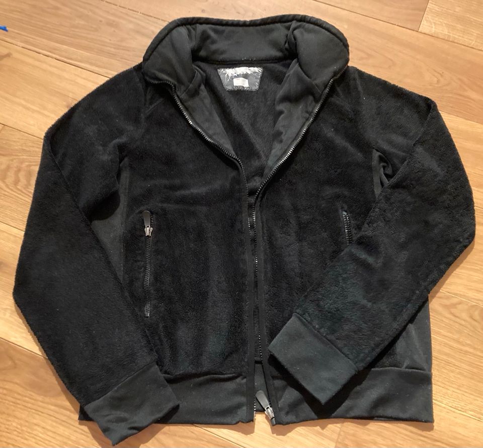 H&M Teddyfleece Jacke schwarz M in Wolfersdorf