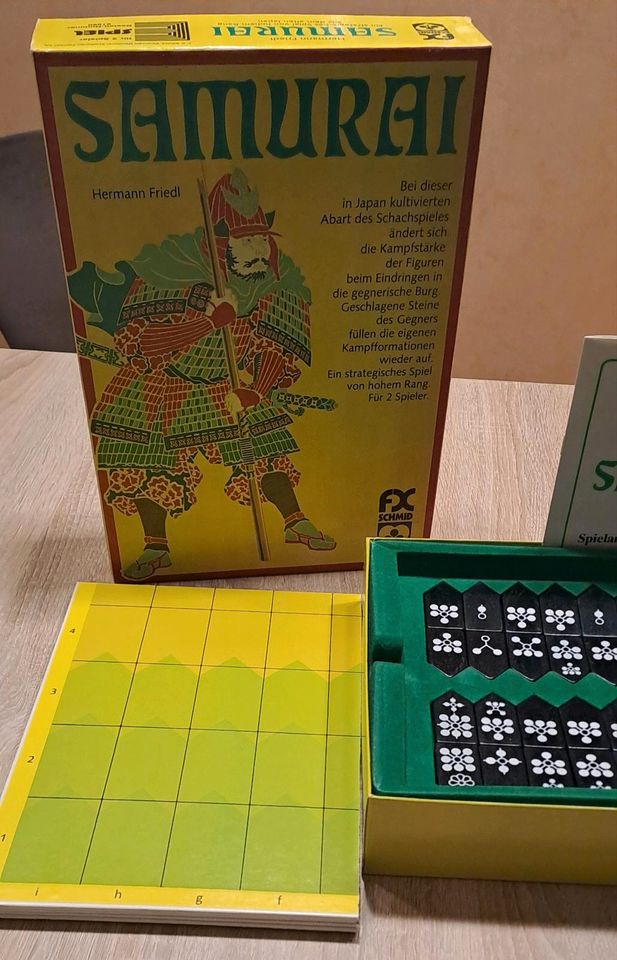 SAMURAI , Vintage strategisches Brettspiel für 2 Spieler in Hadamar