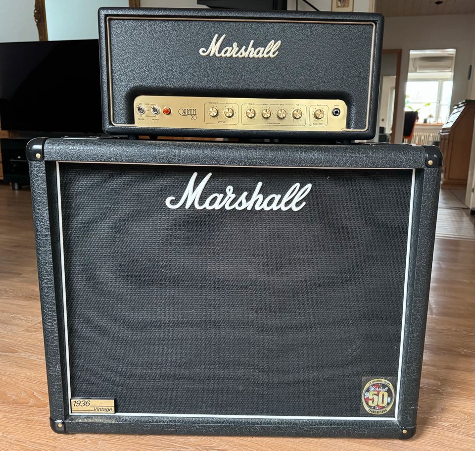 Marshall Origin 20 Head + Marshall 1936V Cabinet in Neuss