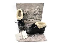 nieKeshop Gucci Harlem Boots Stiefelette 37,5 Leder Studs Nieten Nordrhein-Westfalen - Morsbach Vorschau