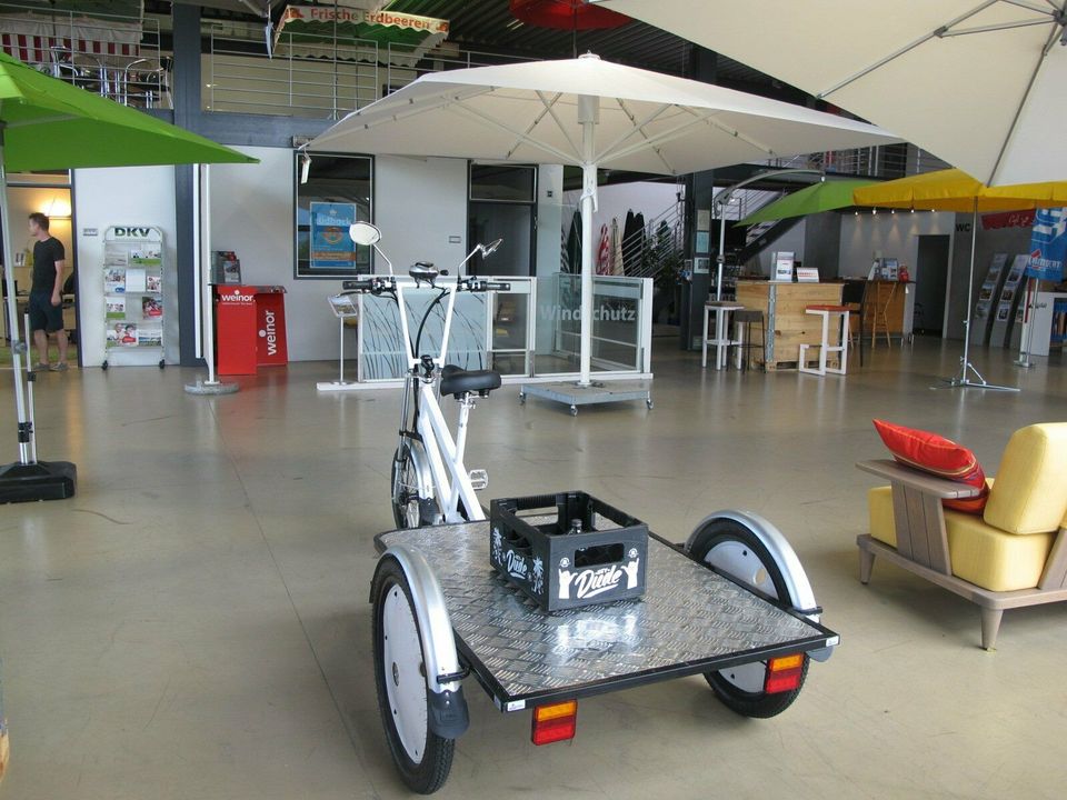 Lastenrad Lieferfahrrad Transportrad E-Cargobike mit Plattform in Göppingen