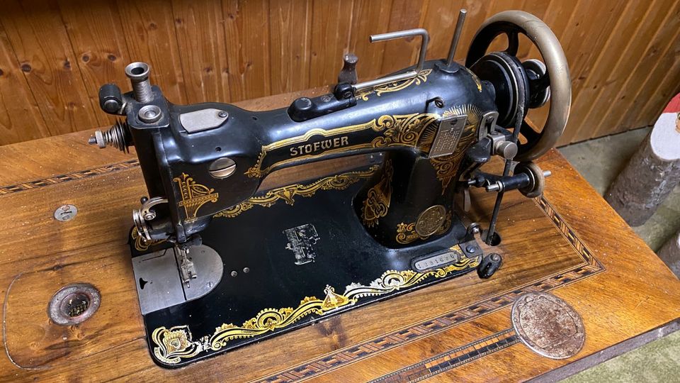 alte Nähmaschine von Stoewer vintage antik in Gärtringen