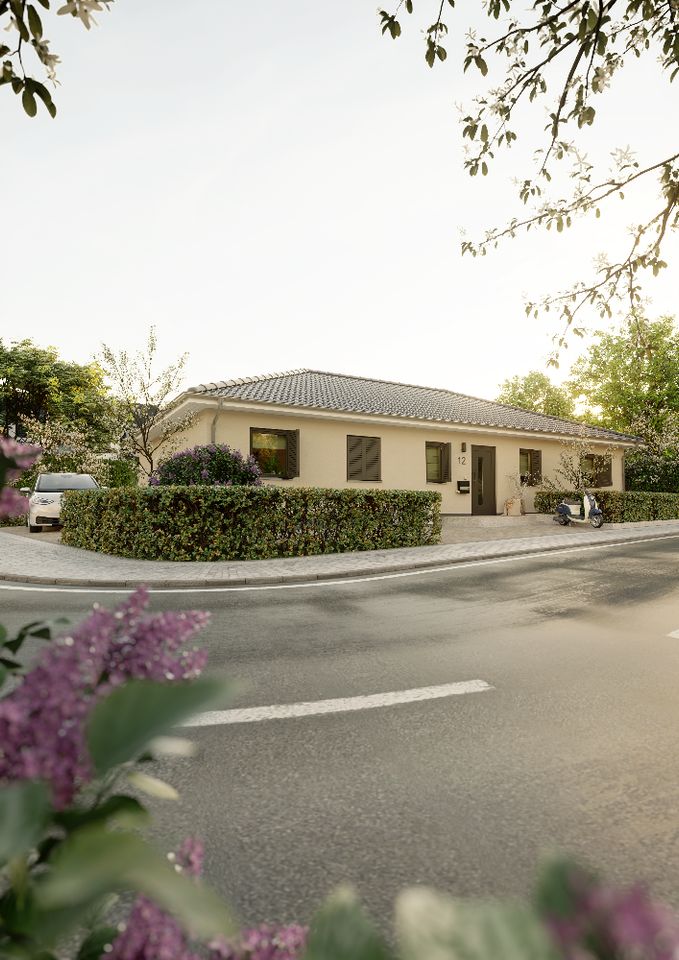 Haus MIT Grundstück! Der massive Bungalow für Familien, die sich Flexibilität wünschen in Baunatal OT Großenritte in Baunatal