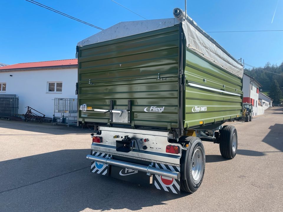 Fliegl 2 Achs 3 Seitenkipper DK 180 Kipper Anhänger Traktor in Rennertshofen