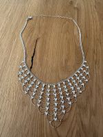 Made in Italy Statement Kette Collier Strass Silberfarben Nordrhein-Westfalen - Minden Vorschau