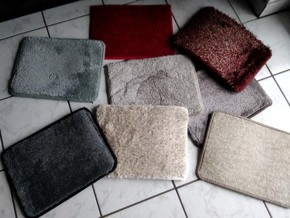 Teppichmatten 8 Stk. neu umgarnt 30 cm x 40 cm zum draufsetzen in Hünxe
