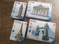 4 Ravensburger 3d Puzzles Brandenburger Tor Big Ben  Eiffelturm Nordrhein-Westfalen - Hörstel Vorschau