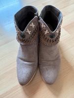 Stiefeletten hellbraun 38 Düsseldorf - Bilk Vorschau