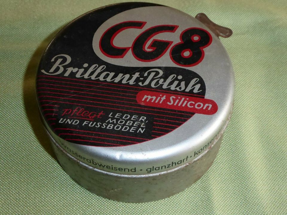 Alte Blechdose - CG8-Brillant-Polish - Gentner - Göppingen in Gammelshausen