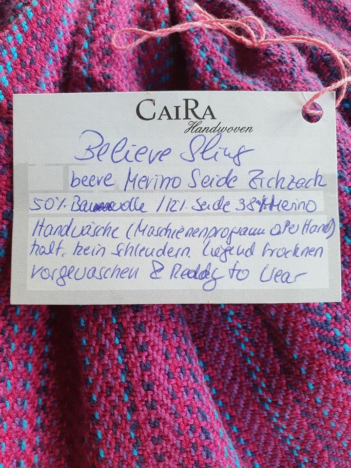 Ringsling "Believe" von CaiRa Handwoven in Hochstadt am Main