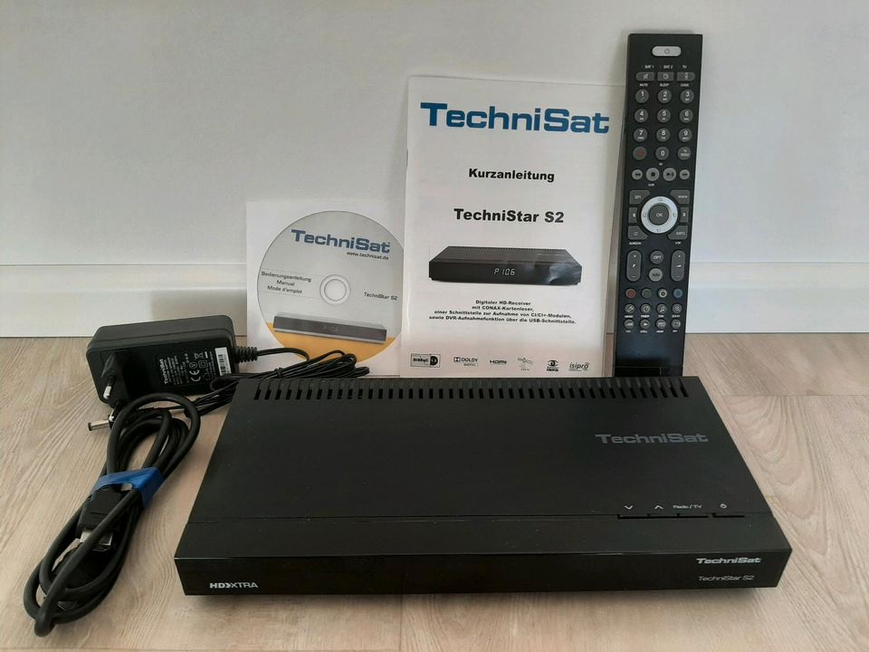 TechniStar S2, Digitaler HD-Reciver (Sat Receiver), schwarz in Weyhe