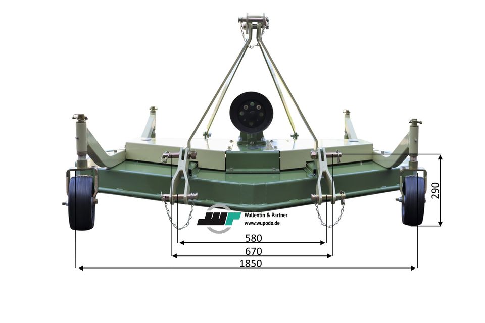 Hecksichelmähwerk 1,80 m Sichelmulcher Sichelmäher NEU ! in Wesenberg