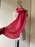 Donna Karan New York Halstuch Schal Tuch Seide 100 Prozent Pink Nordrhein-Westfalen - Neuss Vorschau