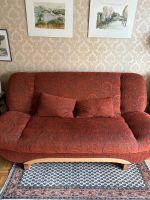 Rotes Aufklappbares sofa mit Bett mit Stauraum Eimsbüttel - Hamburg Eidelstedt Vorschau