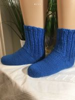 blaue Stricksocken Kinder Socken, Gr. 30 31 32 33 - Handarbeit Hamburg-Mitte - Hamburg St. Georg Vorschau