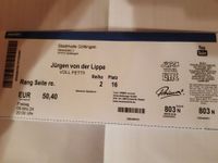 Ticket Jürgen von der Lippe am Freitag 8.3.2024 Stadthalle Gö Niedersachsen - Göttingen Vorschau