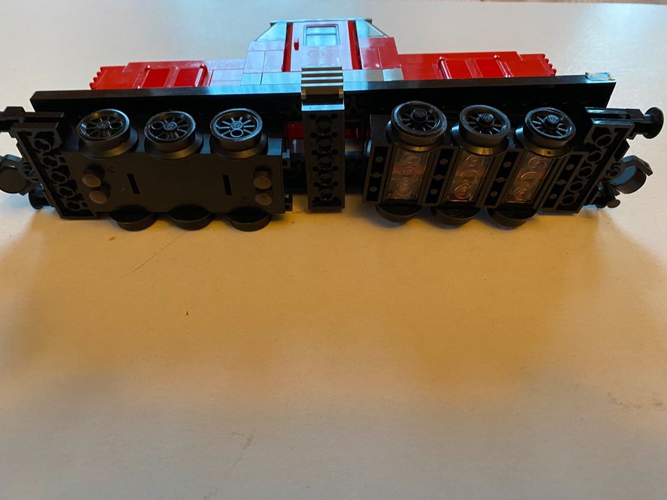 Lego Rangierlok 7755 12V mit unbenutzten 1Motor und Bau Anleitung in Hauenstein