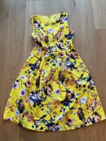 Gelbes Kleid mit bunten Print, 50s, 60s Bayern - Pöcking Vorschau