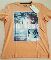 Tom Tailor T- Shirt orange Beach Palmen fitted Gr.M Mecklenburg-Vorpommern - Neubrandenburg Vorschau