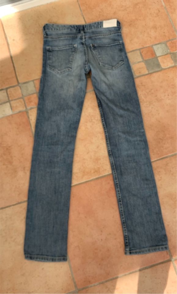 H&M Jeans Slim  152 blau used Look verstellbar in Ahrensburg