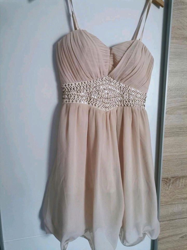 WieNeu ❤️  Abendkleid Cocktailkleid Spitze Glitzer M 38 S 36 lit in Straubing