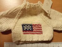 (167) Puppenkleidung Pulli mit Flagge Baumwolle Handarbeit Nordrhein-Westfalen - Kamen Vorschau