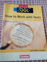 Schulbuch Englisch How to work with texts Gymnasium Klasse 10 Niedersachsen - Alfhausen Vorschau