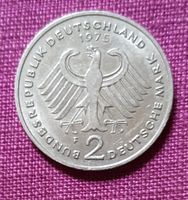 2 DM Münze Konrad Adenauer 1975 F Niedersachsen - Wrestedt Vorschau