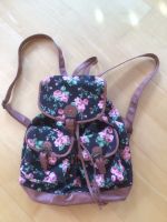 Rucksack Stoffrucksack mit Blumenmuster Bayern - Nandlstadt Vorschau