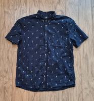 H&M Hemd, blau mit Palmen, Kurzarm, Gr. XL Regular fit Hessen - Groß-Zimmern Vorschau
