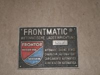 Firmenschild Frontor Weisser Frontmatic Stuttgart - Stuttgart-Mitte Vorschau
