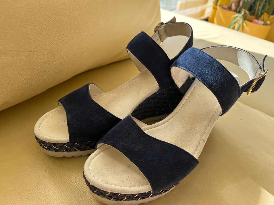 Gabor Sandalen blau Gr. 39,5 in Chemnitz