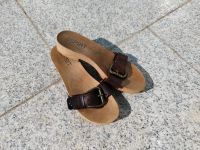 Esprit Sandalen Holz braun Leder 40 Nordrhein-Westfalen - Korschenbroich Vorschau