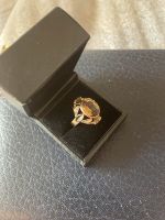 Antike Gold 333 Ring mit echt Stein Citrin, Jugendstil Berlin - Spandau Vorschau