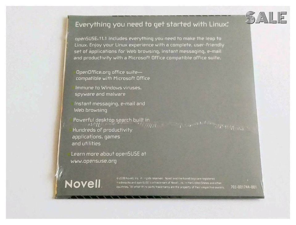 LINUX openSUSE 11.1 Software CD | Novell | NEU & OVP (versiegelt) in Berlin