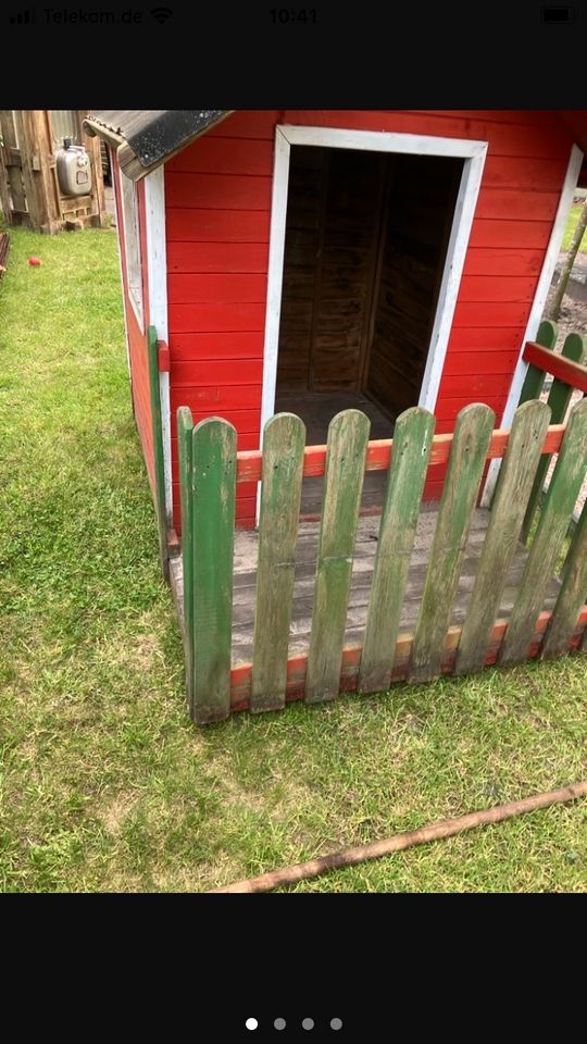 Holzhaus Massiv Spielhaus Garten Kinder in Rahden