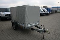 Stema STL Alu 251x128x35cm mit Plane grau und Spriegel 1300kg Niedersachsen - Wilhelmshaven Vorschau