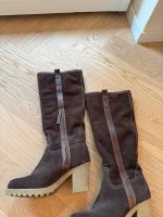 Winterstiefel von Tommy Hilfiger, braun Wildleder, Gr. 38 Bayern - Pöcking Vorschau