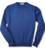 Versace Collection Pullover  Sweatshirt Rundhals Wolle - blau S Wandsbek - Hamburg Eilbek Vorschau
