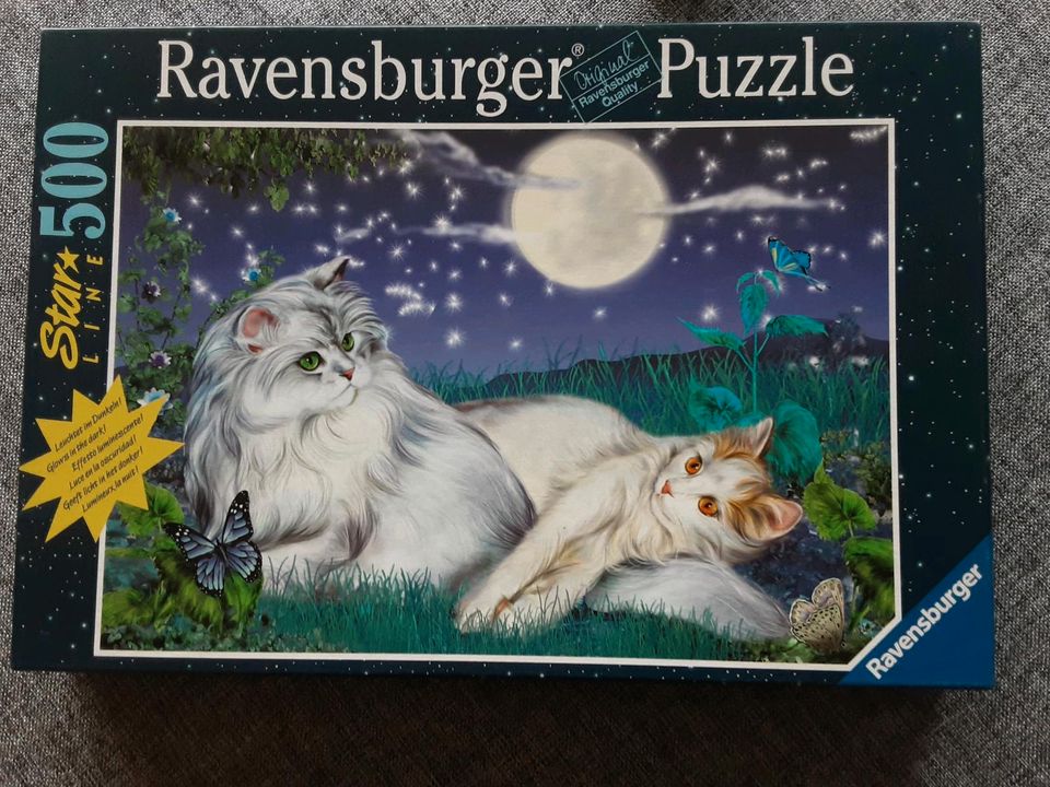 Ravensburger Puzzle 500 Teile Star Line Katzen Nr. 149087 in Güntersleben